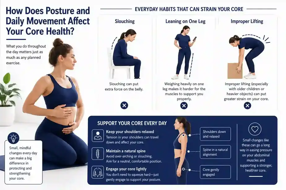 How Does Posture and Daily Movement Affect Your Core Health Busby?